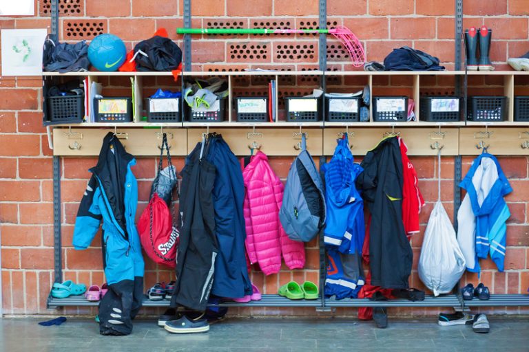 Skola förvaringsplats