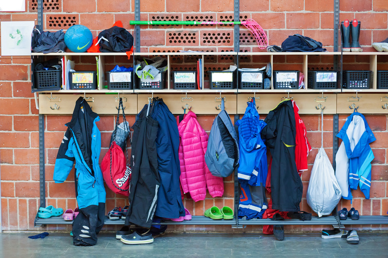 Skola förvaringsplats