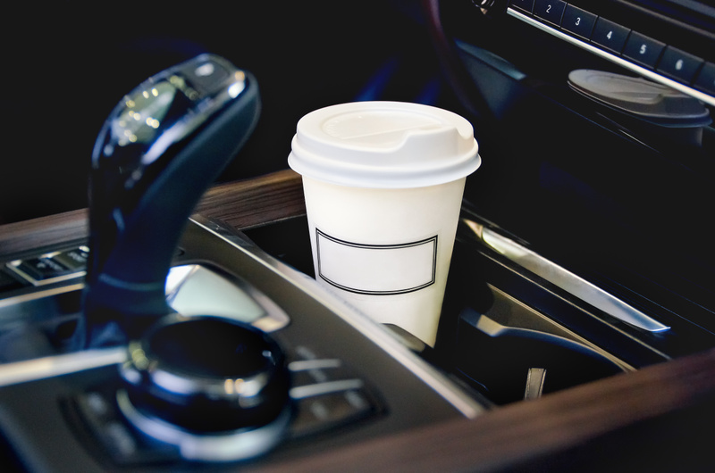Automatisk växelspak och kaffe
