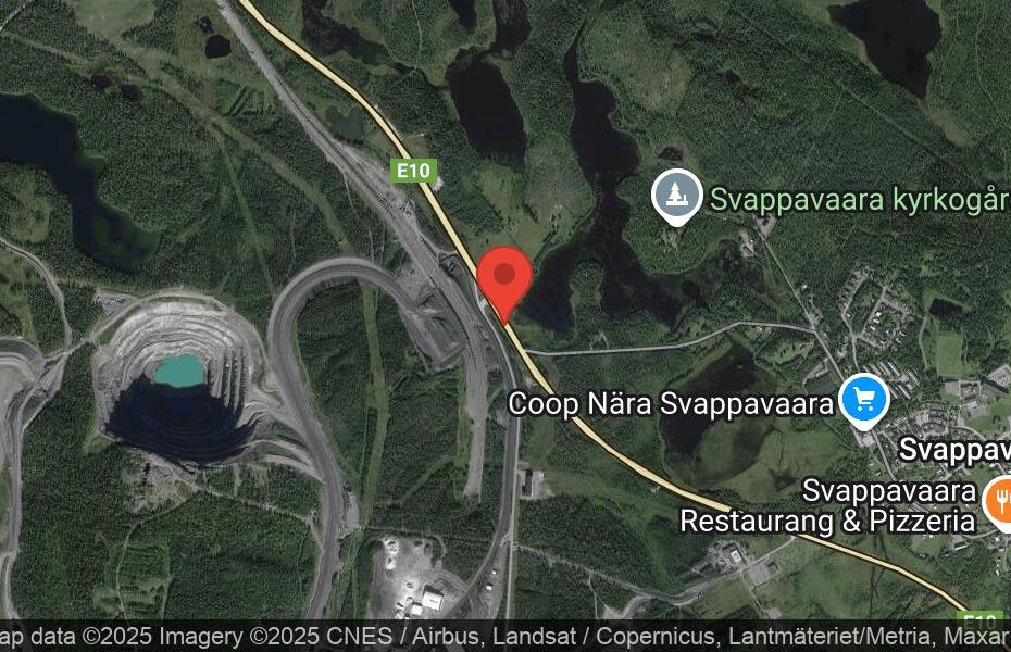 Händelseplats, Google Maps
